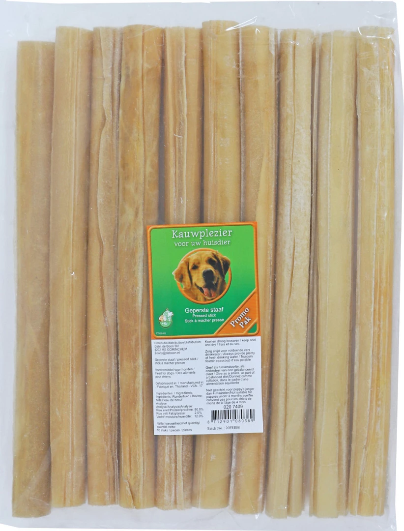 Boon Kauwstaaf 25 Cm Promopak 10 St 2 Boon Kauwstaaf 25 Cm Promopak 10 St - Afbeelding 2