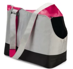 Beeztees Schoudertas Hond Zizzy Grijs/roze