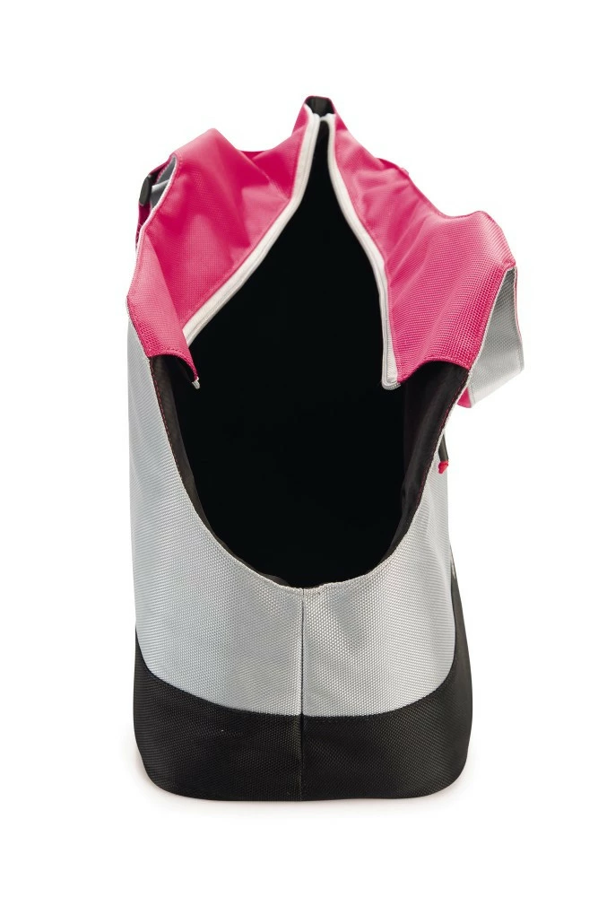 Beeztees Schoudertas Hond Zizzy Grijs/roze 4 Beeztees Schoudertas Hond Zizzy Grijs/roze - Afbeelding 4