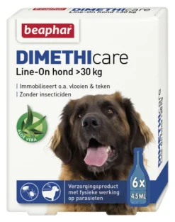 BEAPHAR Dimethicare Line-on Hond >30 Kg 6 Pipetten