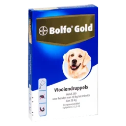 Bolfo Gold 250 Hond 4 Pipetten
