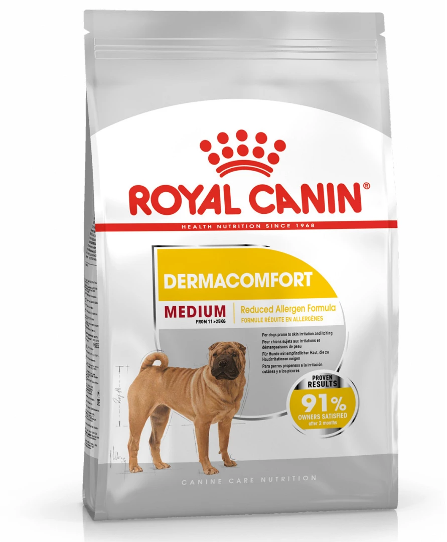 Royal Canin Hondenvoer Derma- Comfort Medium 12 Kg 1 Royal Canin Hondenvoer Derma- Comfort Medium 12 Kg