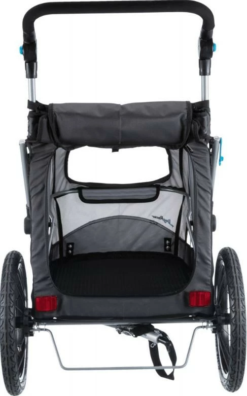 TRIXIE Opvouwbare Hondenfietskar Grijs 3 TRIXIE Opvouwbare Hondenfietskar Grijs - Afbeelding 3
