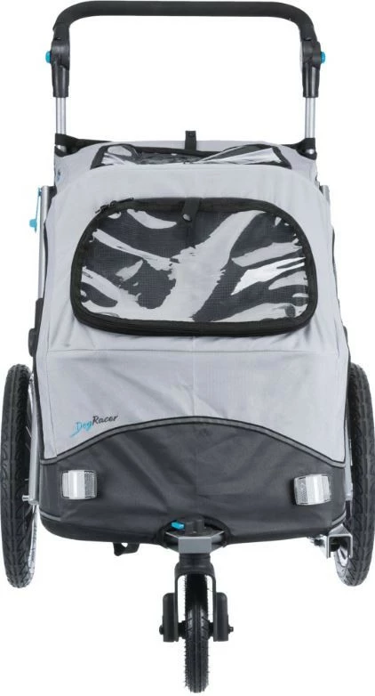 TRIXIE Opvouwbare Hondenfietskar Grijs 5 TRIXIE Opvouwbare Hondenfietskar Grijs - Afbeelding 5