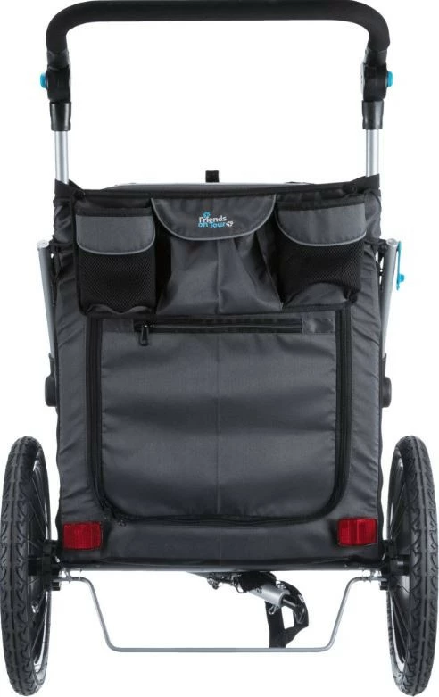 TRIXIE Opvouwbare Hondenfietskar Grijs 6 TRIXIE Opvouwbare Hondenfietskar Grijs - Afbeelding 6