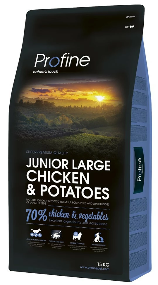 Profine Hondenvoer Junior Large Chicken & Potatoes 15 Kg 1 Profine Hondenvoer Junior Large Chicken & Potatoes 15 Kg