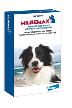 Milbemax Tabletten Hond 10 - 50 Kg 2 St