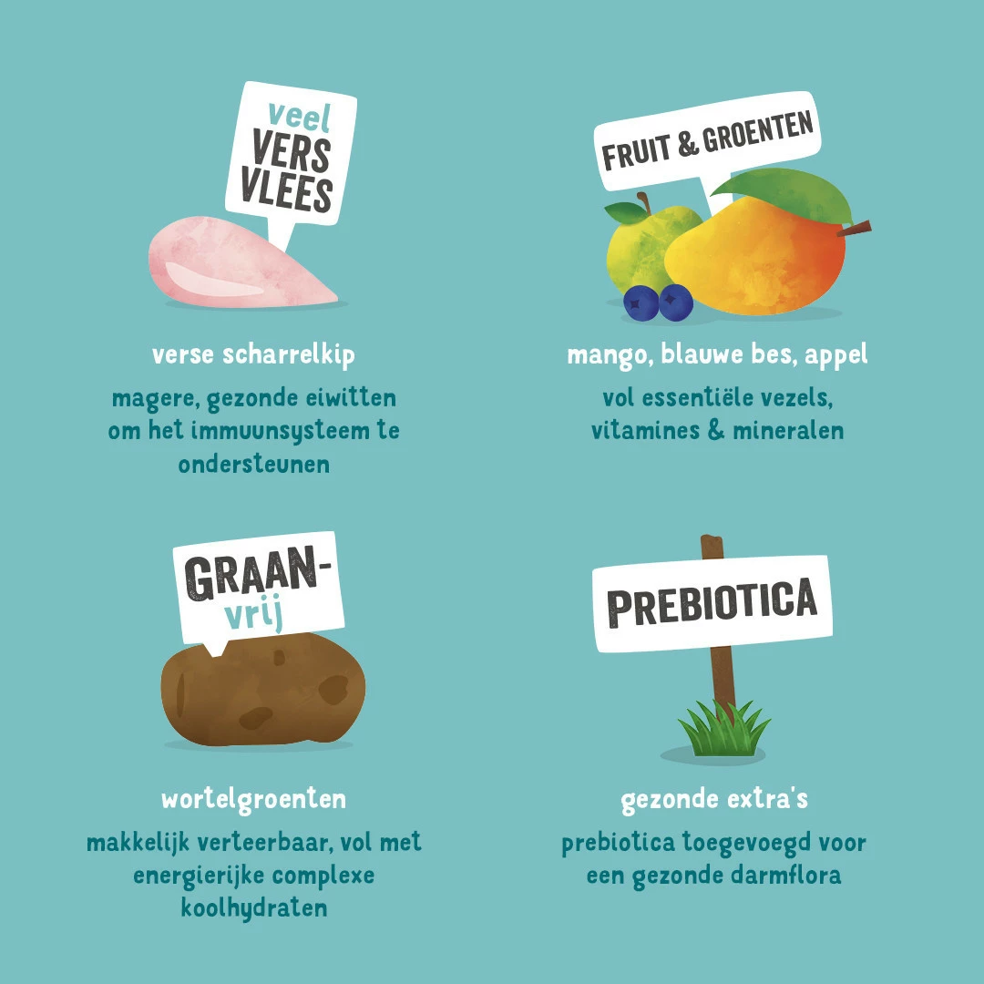 Edgard & Cooper Hondenvoer Adult Kip 12 Kg 3 Edgard & Cooper Hondenvoer Adult Kip 12 Kg - Afbeelding 3