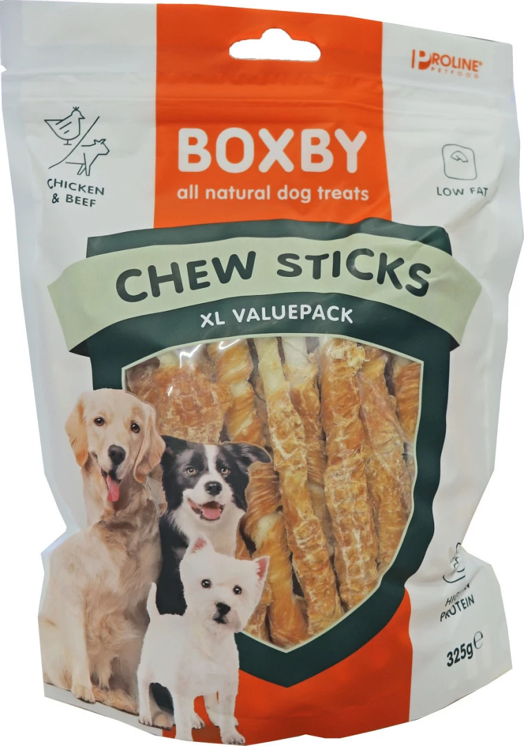Proline Boxby Chew Sticks XL 325 Gr 1 Proline Boxby Chew Sticks XL 325 Gr