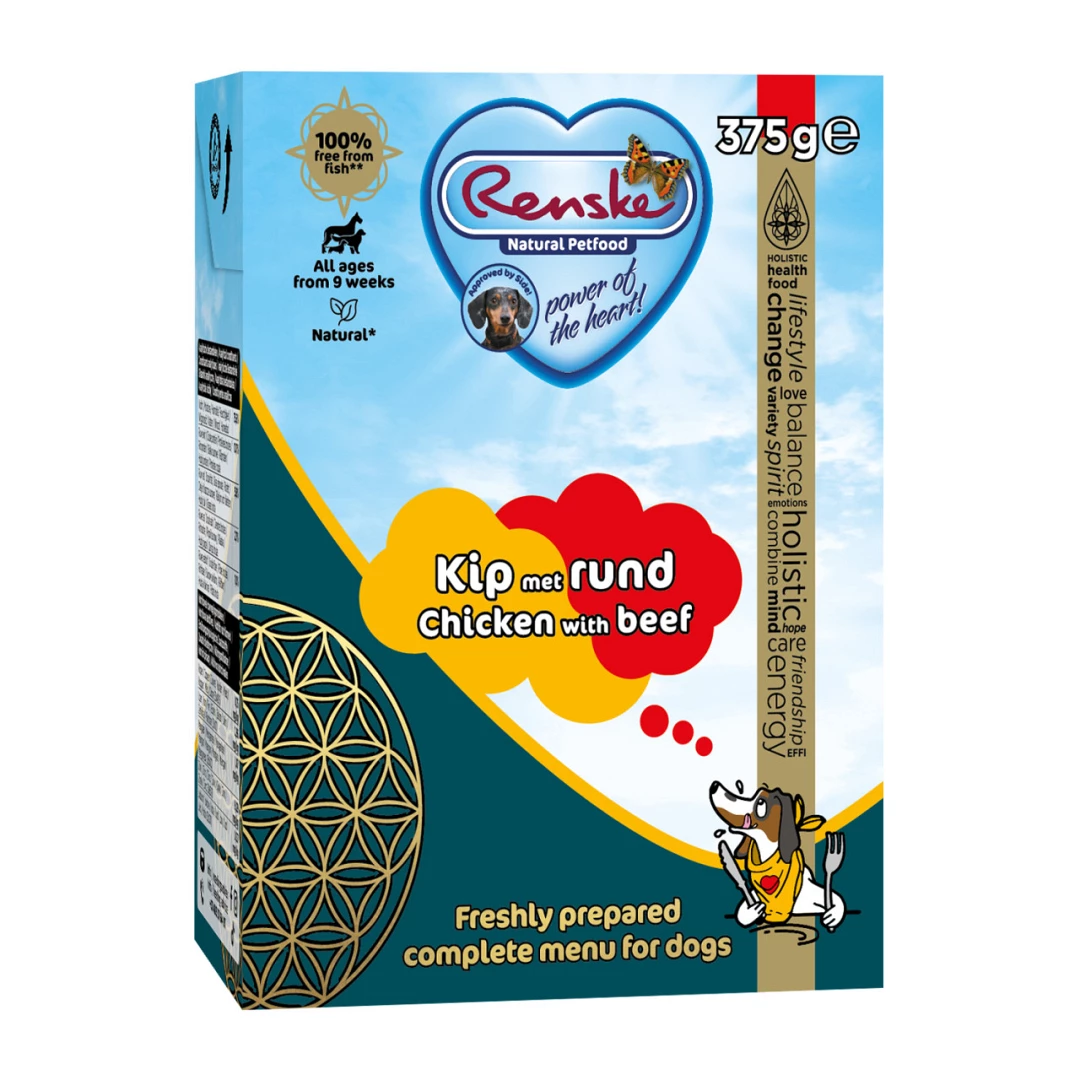 Renske Vers Hondenvoer Kip Met Rund 375 Gr 1 Renske Vers Hondenvoer Kip Met Rund 375 Gr
