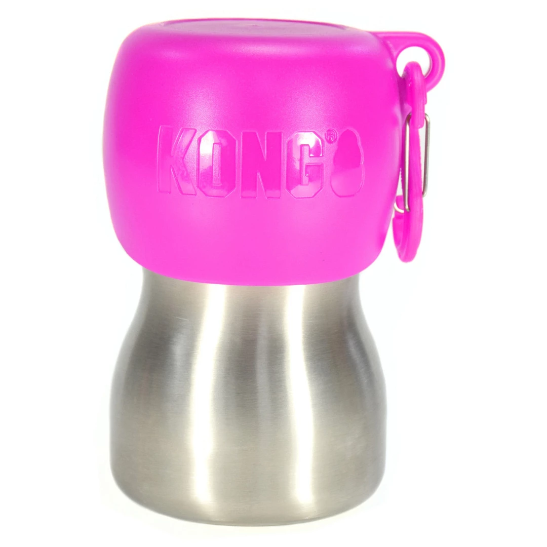 Kong H2O Drinkfles Voor Honden Pink 2 Kong H2O Drinkfles Voor Honden Pink - Afbeelding 2