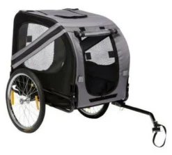 Hondenfietskar Doggy Liner Juliette Grijs/zwart