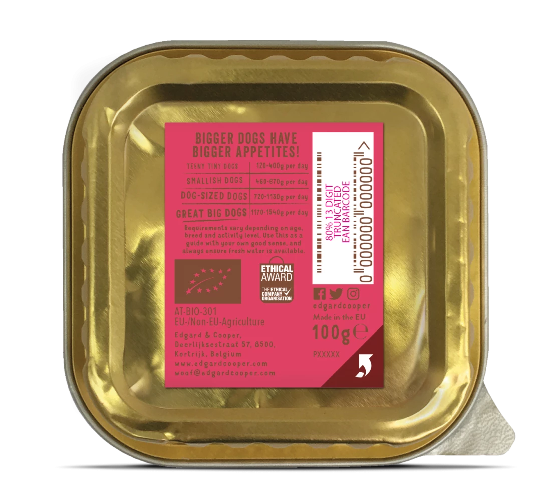 Edgard & Cooper Hondenvoer Adult Biorund 100 Gr 2 Edgard & Cooper Hondenvoer Adult Biorund 100 Gr - Afbeelding 2