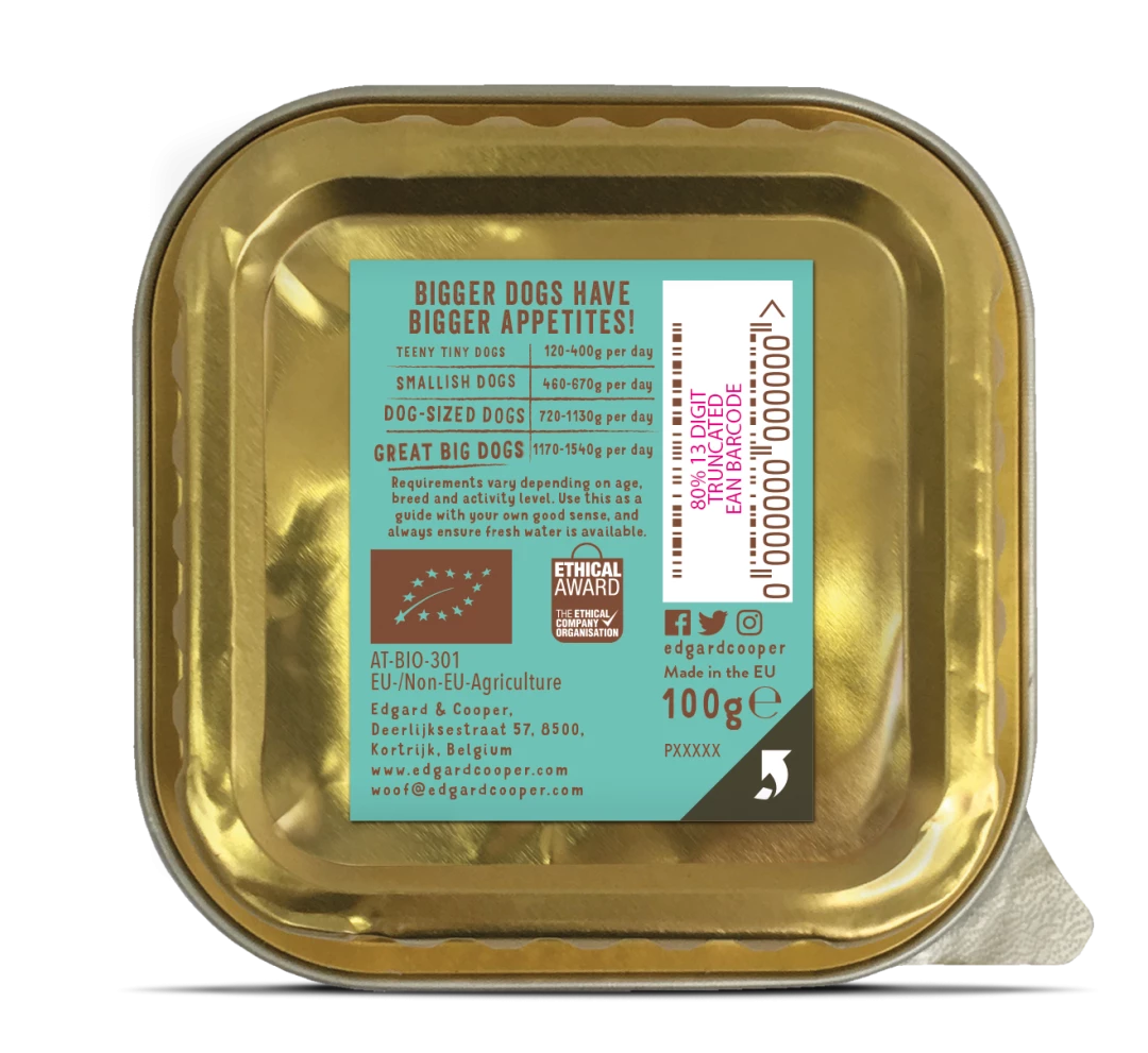 Edgard & Cooper Hondenvoer Adult Biovis 100 Gr 2 Edgard & Cooper Hondenvoer Adult Biovis 100 Gr - Afbeelding 2