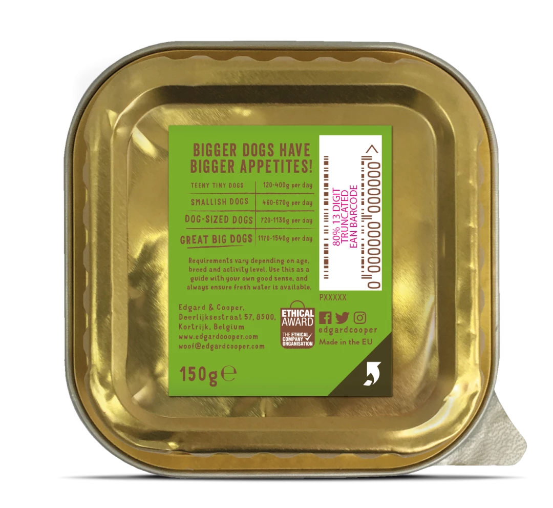 Edgard & Cooper Hondenvoer Adult Lam En Rund 150 Gr 2 Edgard & Cooper Hondenvoer Adult Lam En Rund 150 Gr - Afbeelding 2