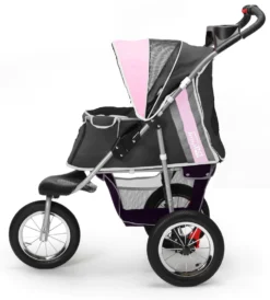 Innopet Hondenbuggy Comfort AIR Grey/pink/lila