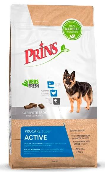 Prins Hondenvoer ProCare Super Active 3 Kg 1 Prins Hondenvoer ProCare Super Active 3 Kg