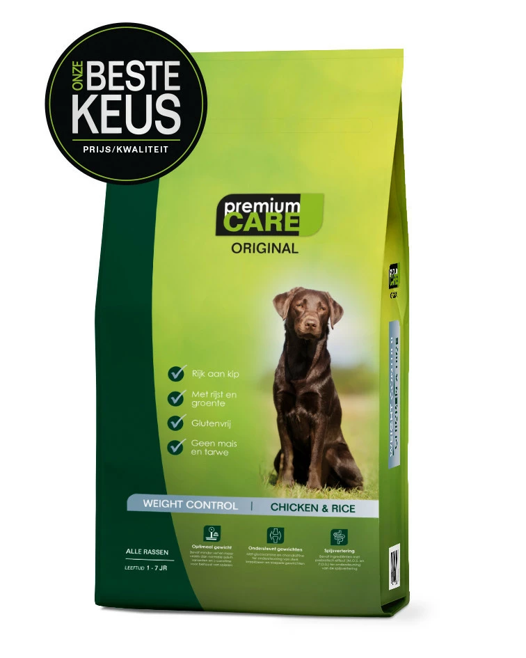 Premium Care Original Weight Control Chicken & Rice 3 Kg 1 Premium Care Original Weight Control Chicken & Rice 3 Kg