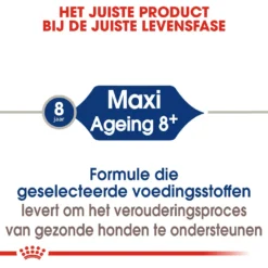 Royal Canin Hondenvoer Maxi Ageing 8+ 3 Kg 7 Royal Canin Hondenvoer Maxi Ageing 8+ 3 Kg -Huisdierbenodigdheden Verkoop 2024 royal canin maxi ageing 8plus senior hond oudere hond vanaf 8 jaar hero image 9 1