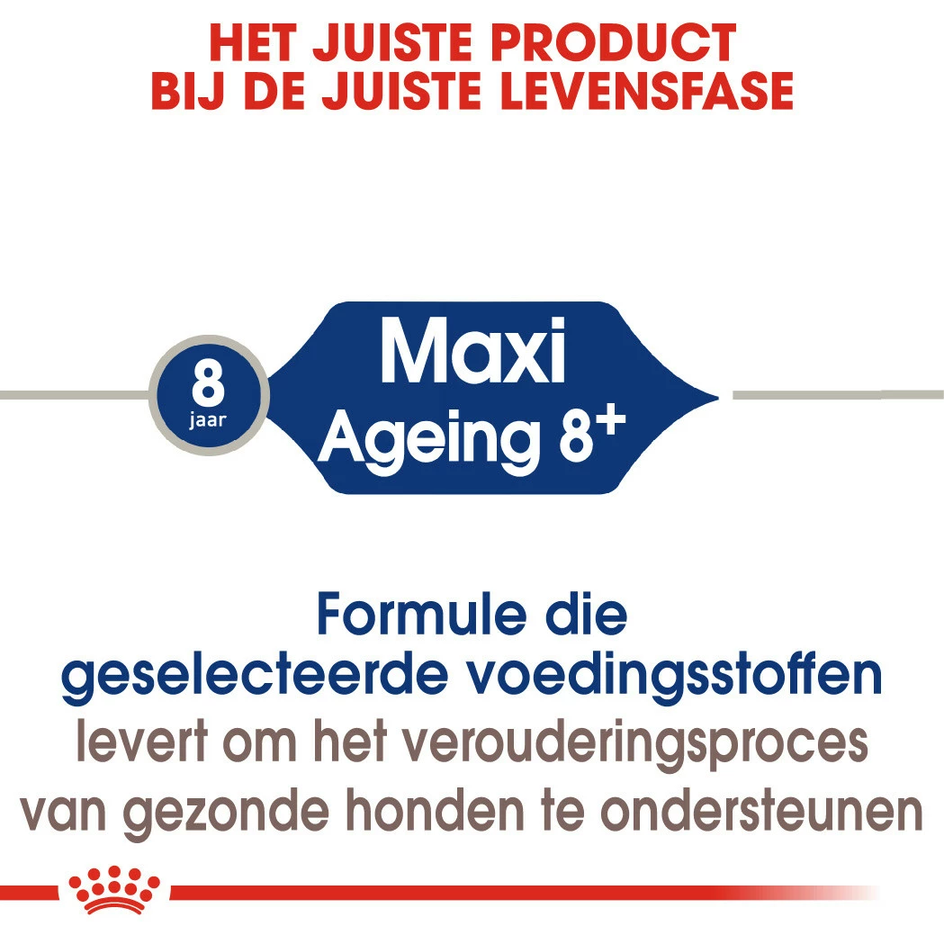 Royal Canin Hondenvoer Maxi Ageing 8+ 3 Kg 4 Royal Canin Hondenvoer Maxi Ageing 8+ 3 Kg - Afbeelding 4