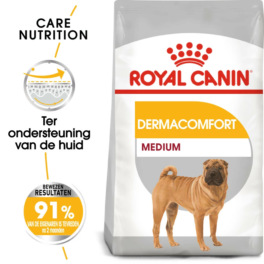 Royal Canin Hondenvoer Derma-comfort Medium 3 Kg 3 Royal Canin Hondenvoer Derma-comfort Medium 3 Kg - Afbeelding 3